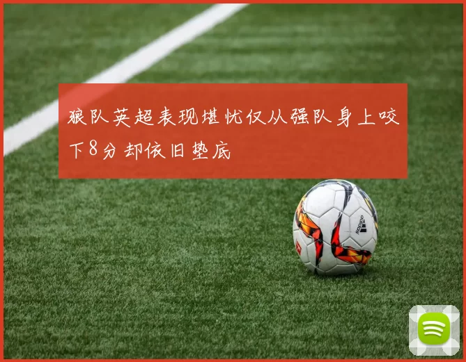 狼队英超表现堪忧仅从强队身上咬下8分却依旧垫底